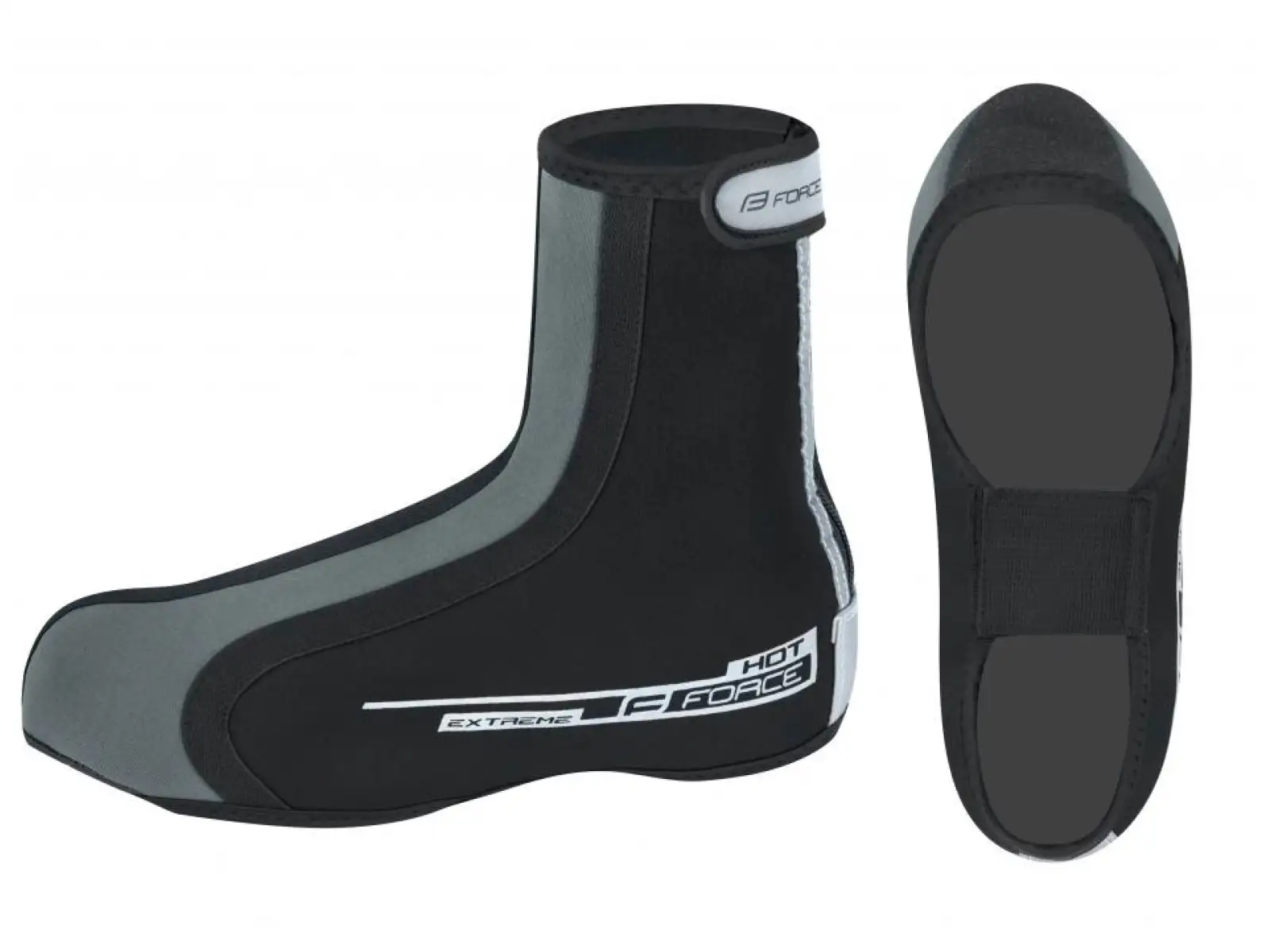 Force Hot Extreme sind schwarze Überschuhe für Radschuhe.