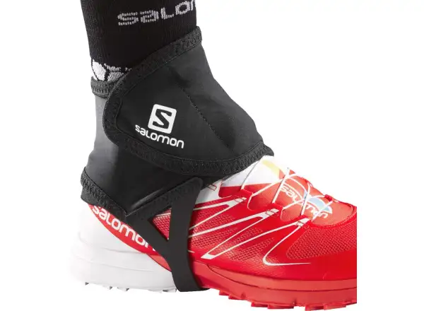 Salomon Trail Gaiters Low niedrige Schuhgamaschen Black