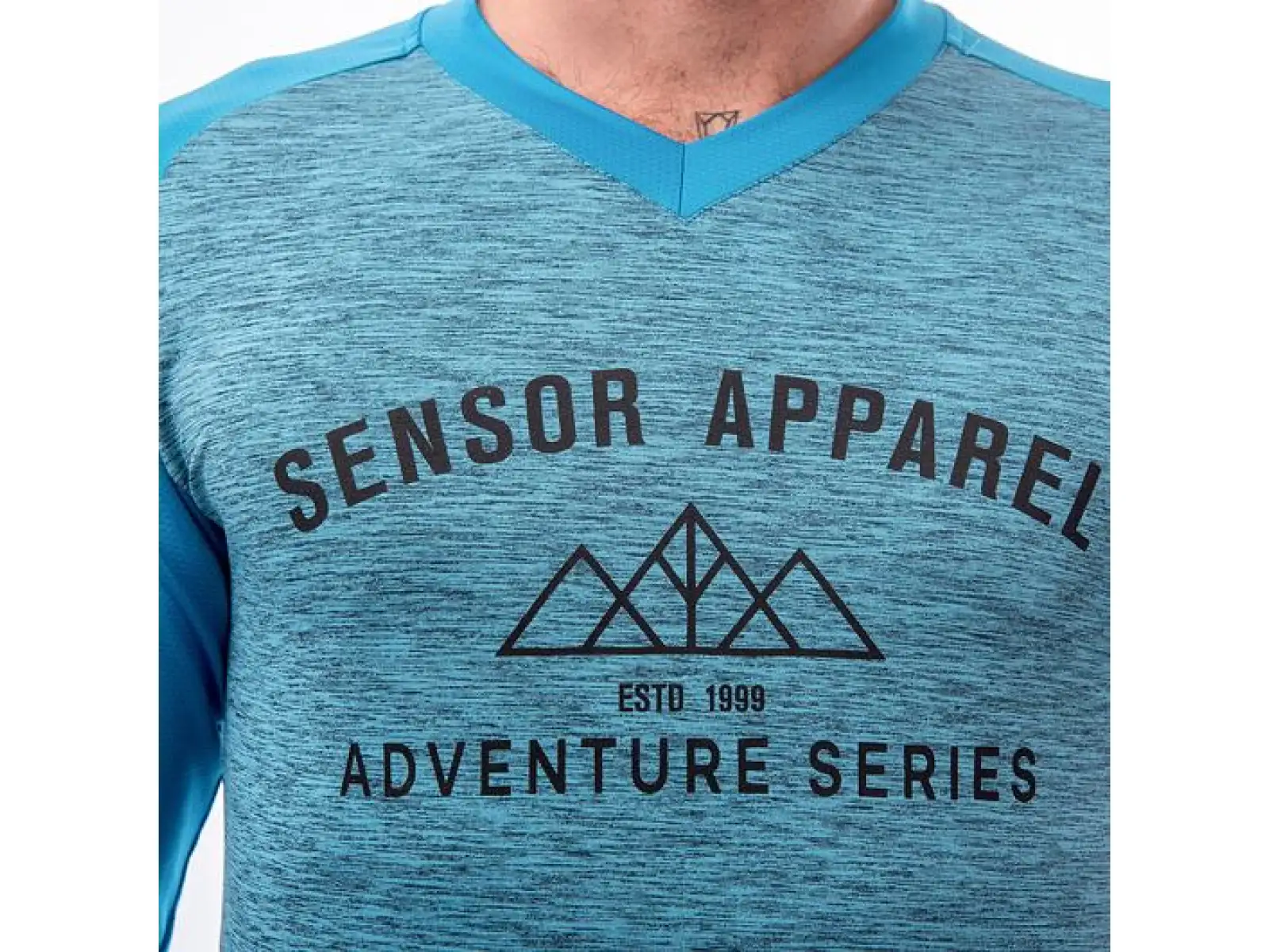 Sensor Charger Herren Trikot Langarm blau