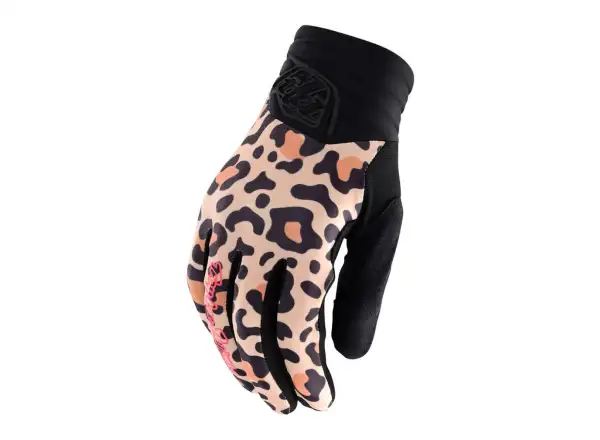Troy Lee Designs Luxe Leopard Damen Handschuhe Bronze