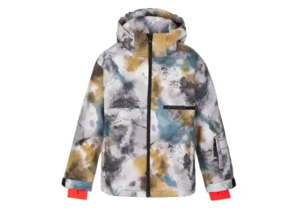 2117 of Sweden Anjan Kinder Skijacke Gold AOP