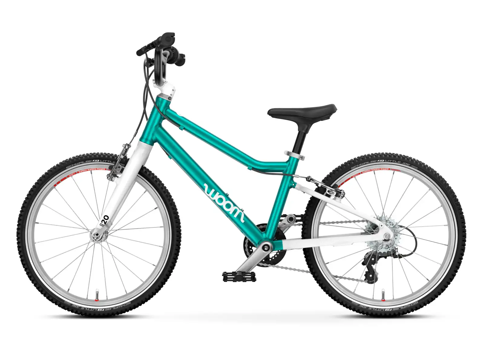 Woom GO 4 Metallic Turquoise 20 Kinderfahrrad