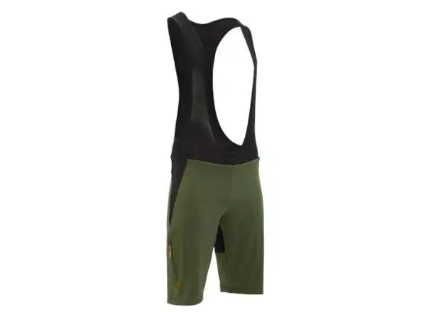 Silvini Barrea Herren Shorts – mit Einsatz und Träger, Olive/Black