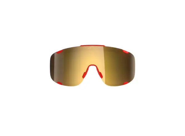 POC Devour + Sonnenbrille Prismane Red/Clarity Road/Partly Sunny Gold