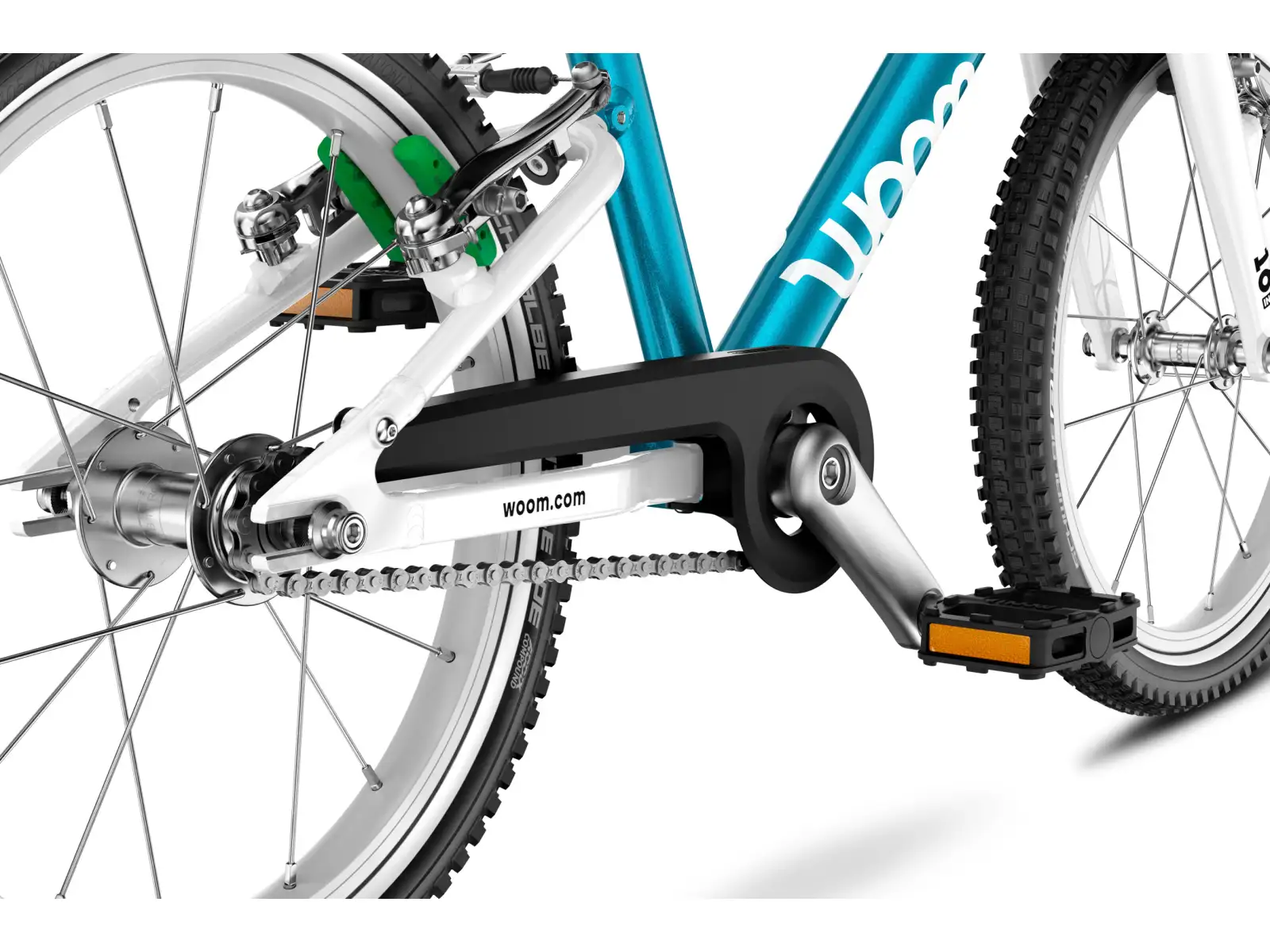 Woom GO 3 Metallic Blue 16 Kinderfahrrad