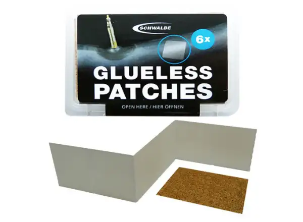 Schwalbe Glueless Patches selbstklebende Flickstücke für Schläuche 6 Stück