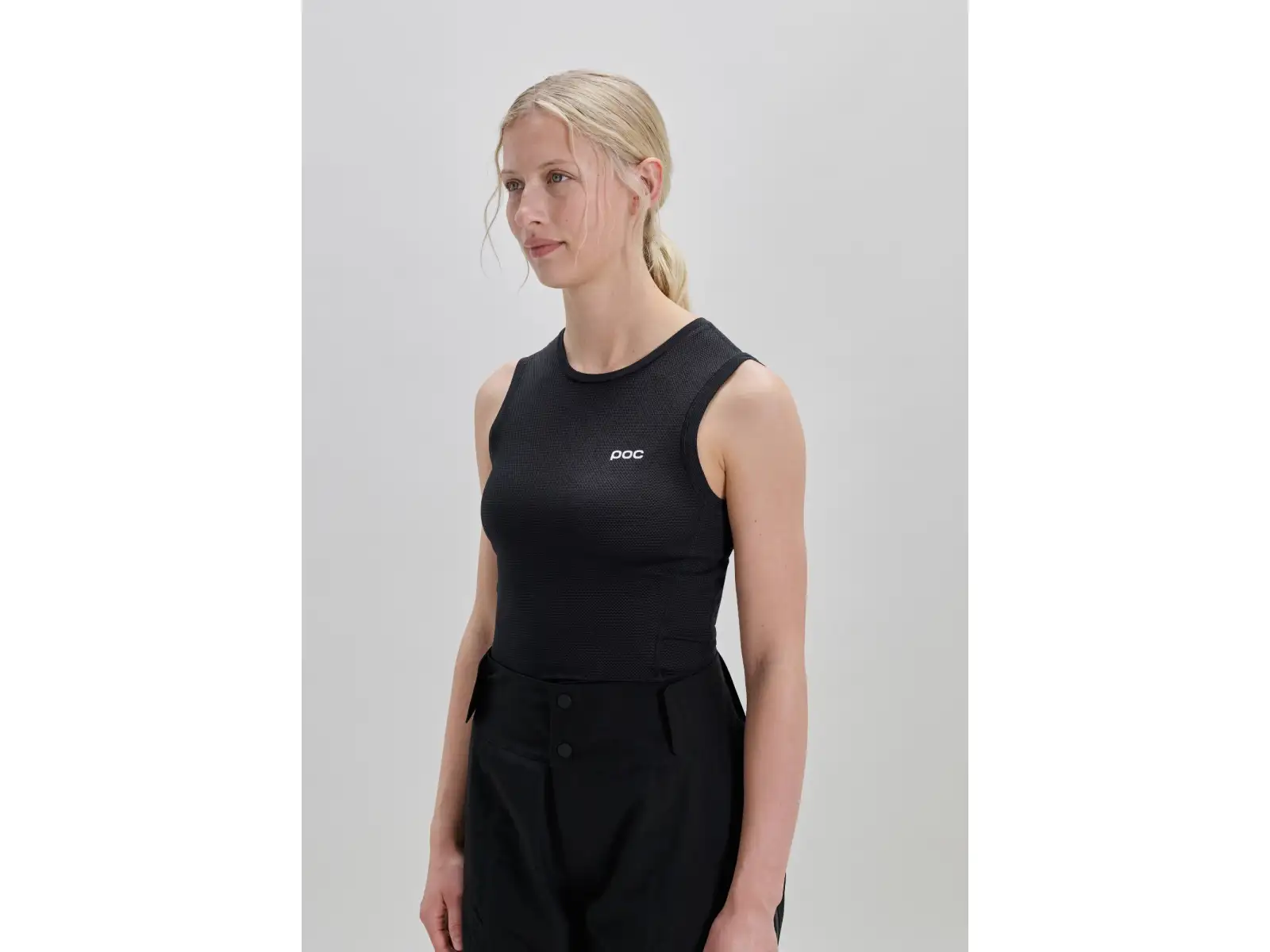 POC Layer Mid Damen Unterhemd ohne Ärmel Uranium Black