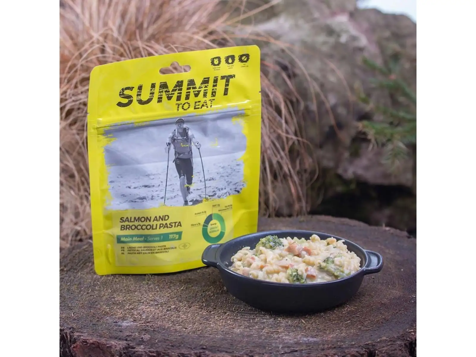 Summit To Eat dehydrierte Essen Lachs mit Nudeln und Brokkoli 193 g