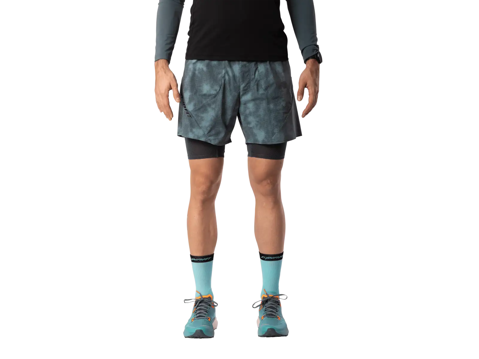 Dynafit Trail Reflective 2in1 Herren Laufshorts Cinder