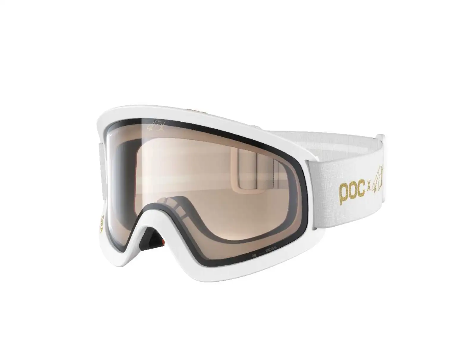 POC Ora Clarity Fabio Edition DH Brille Hydrogen White/Gold