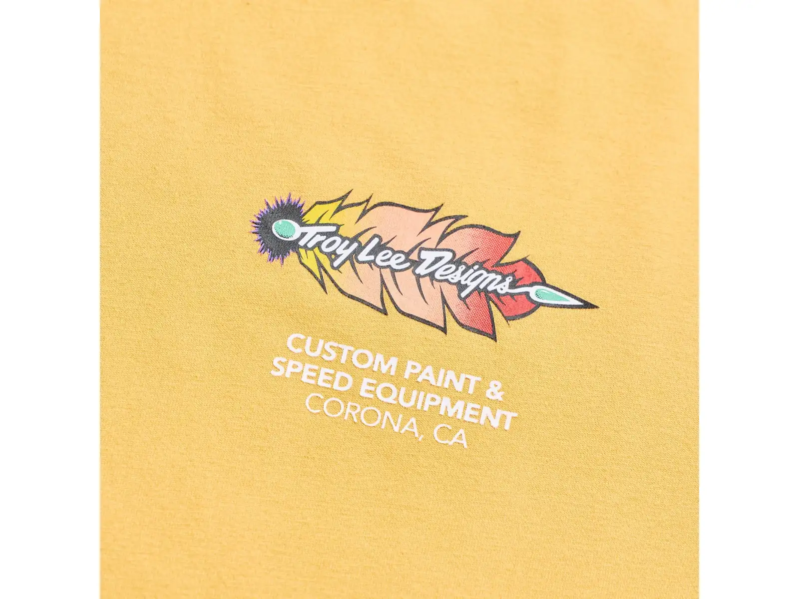 Troy Lee Designs Feather Herren T-Shirt Kurzarm Bleached melon