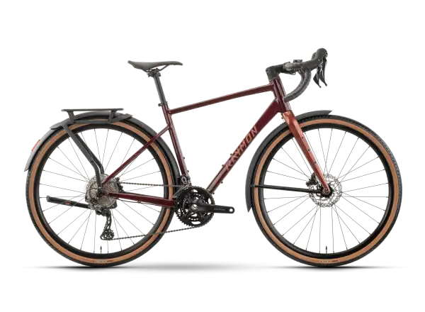 Raymon Territ Pro Street Gravelbike MaroonBrown/Brick