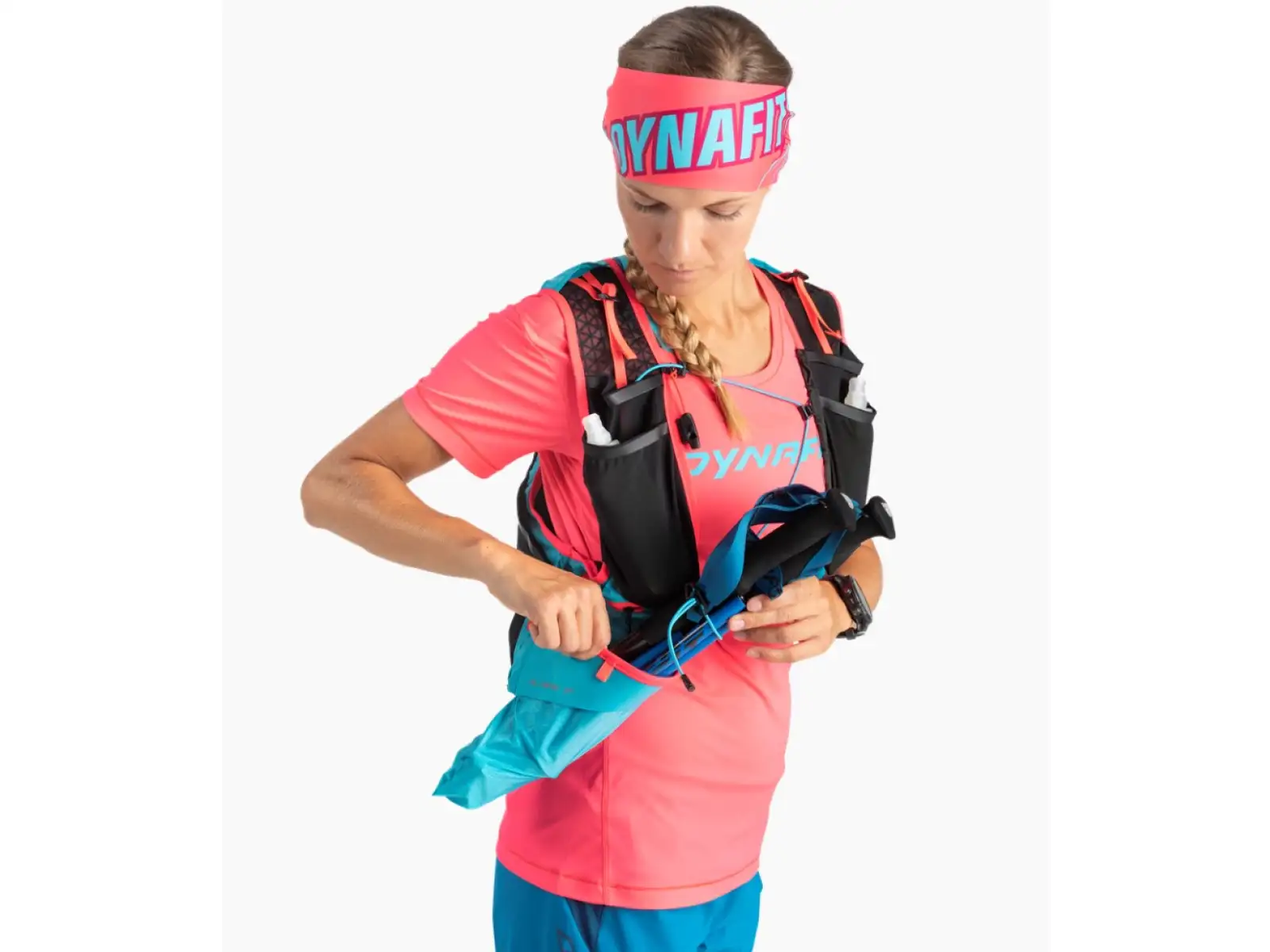 Dynafit Graphic Performance Stirnband stormblau 3010.