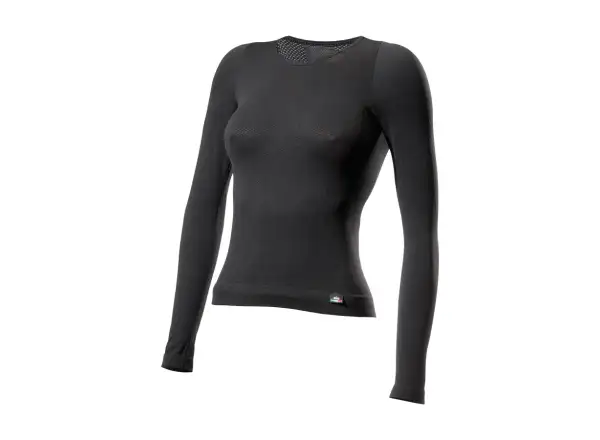 SIXS F TS2 Damen Funktionslangarmshirt Schwarz
