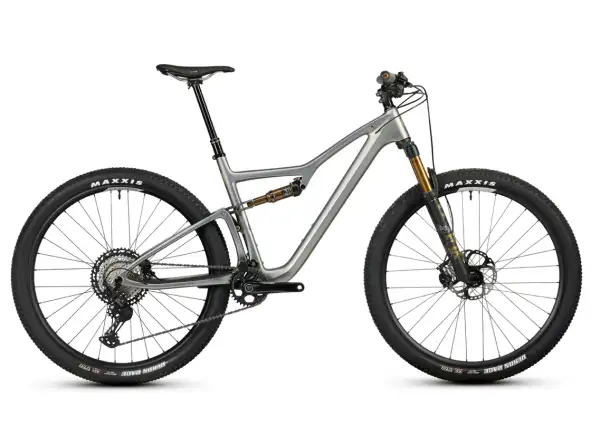 Ibis Exie US XTR Di2 vollgefedertes Mountainbike Metal Silver