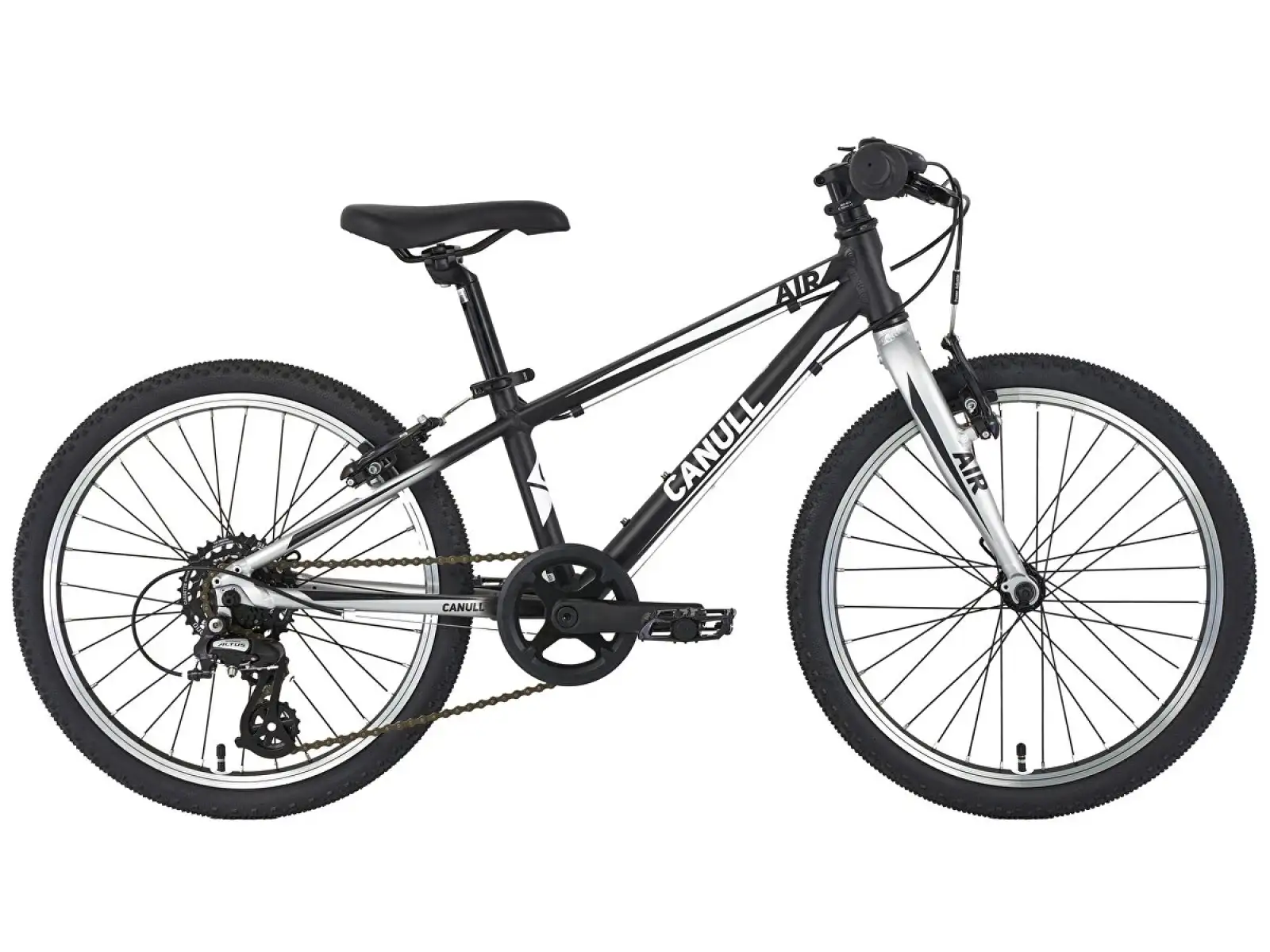 CANULL Air 20 Kinderfahrrad schwarz/silber