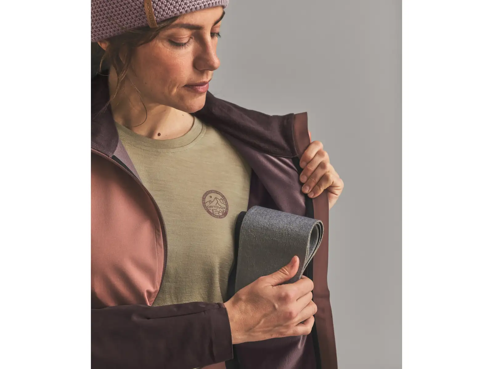 Ortovox Ortler Softshell Plus Jacket Damen Softshelljacke Chestnut