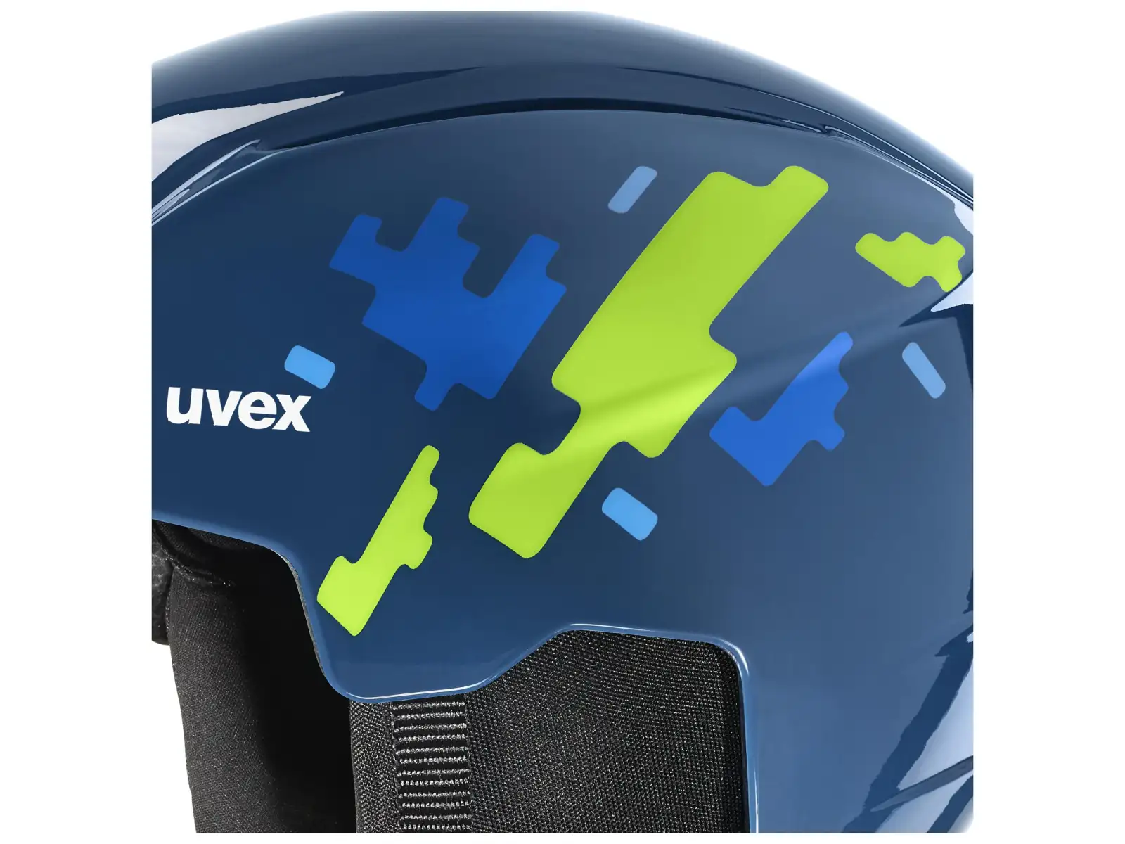 Uvex Viti Set Skihelm und Brille blue puzzle