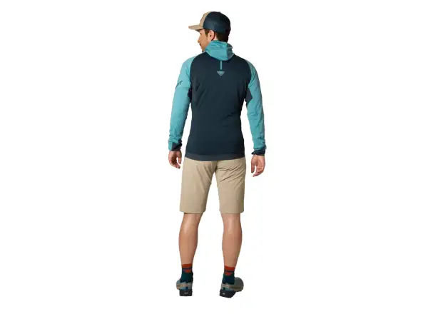 Die Herren-Dynafit Transalper Hybrid Shorts in Rock-Khaki.