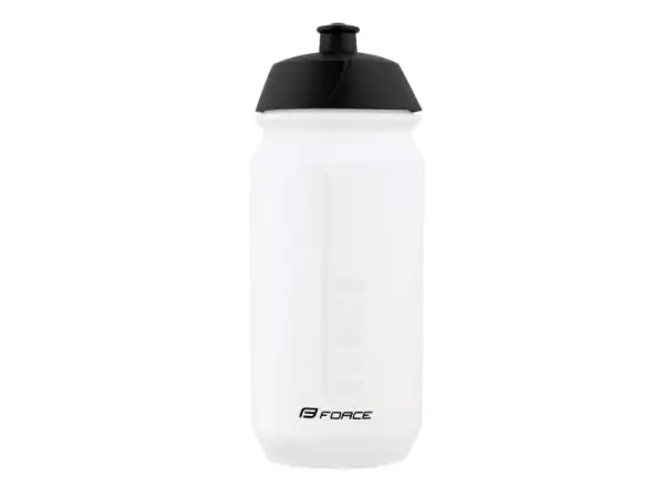 Force Divide Fahrradflasche 500 ml transparent/schwarz