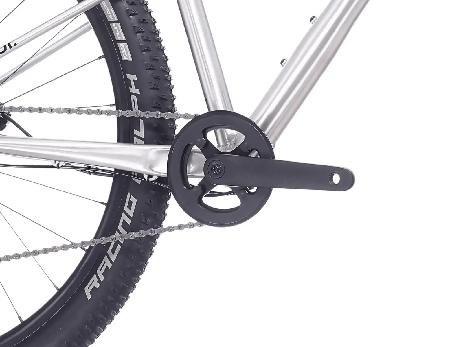 Superior TEAM 27.3 Kinderfahrrad Gloss Brushed Alu / Rainbow Black