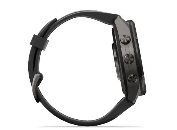 Garmin Fénix 9 Pro inReach 43 mm Smartwatch Carbon Gray DLC Titanium Black/Pebble Gray