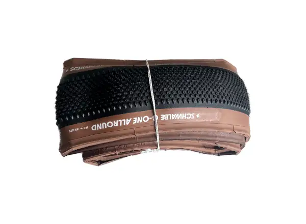 Schwalbe G-One Allround RaceGuard TLR 45-622 Gravel-Reifen Kevlar, braune Seitenwand - Unverpackt