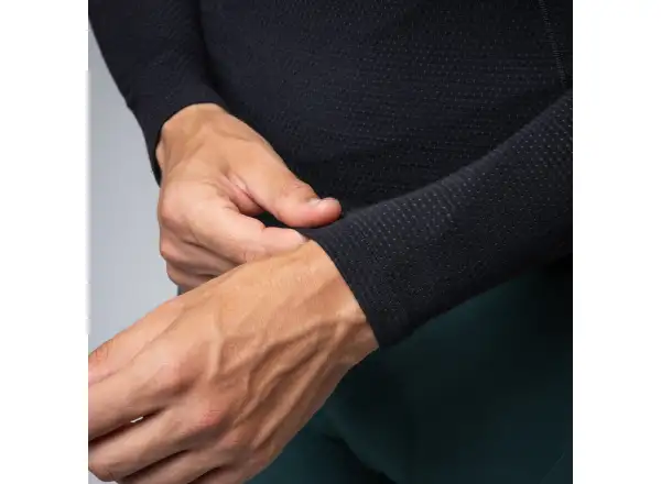 Alé Intimo Merino Herren Unterhemd Langarm Black