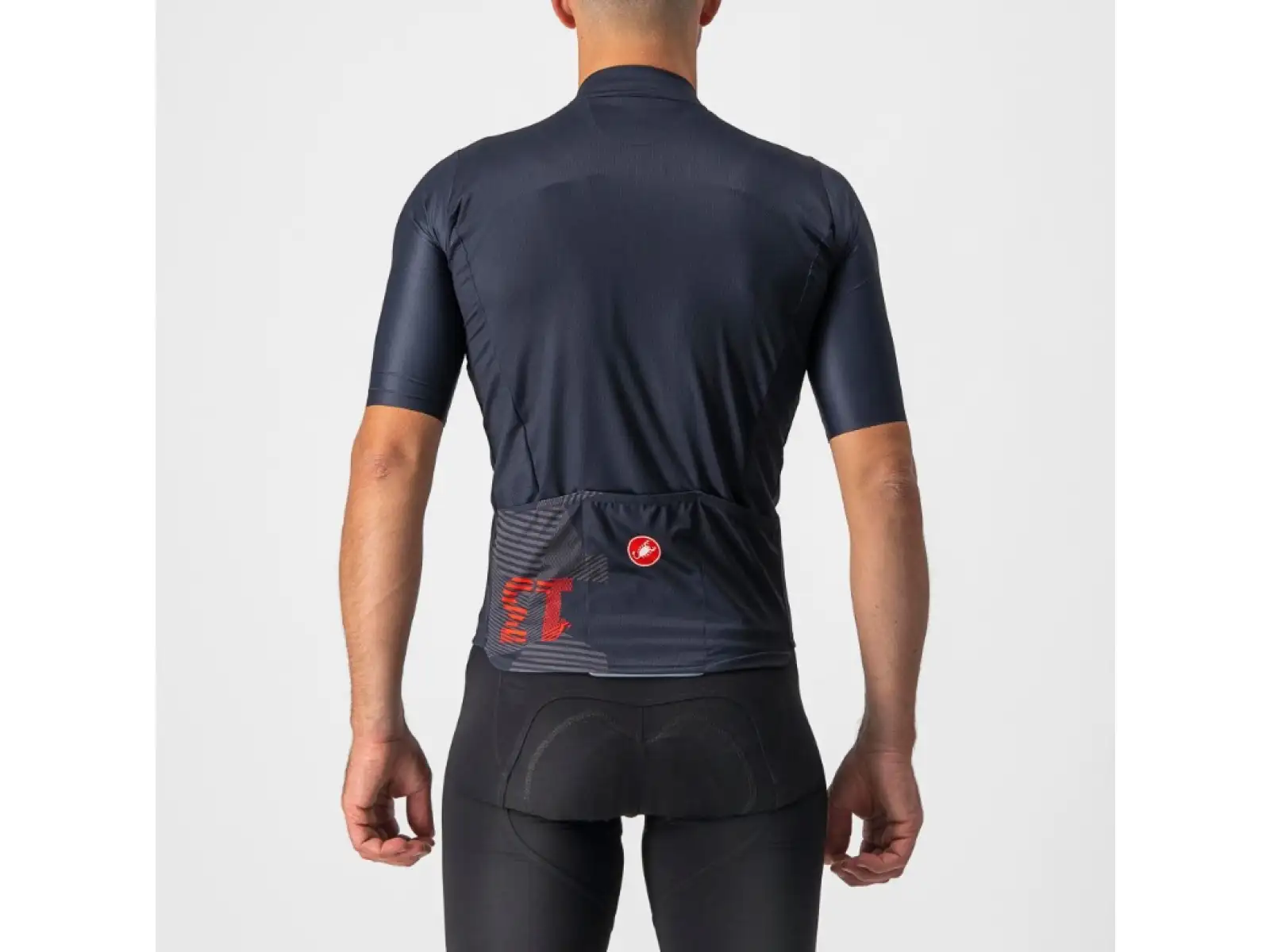 Castelli 13 Screen Herren Kurzarmtrikot savile blau/rot