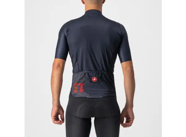 Castelli 13 Screen Herren Kurzarmtrikot savile blau/rot