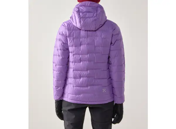 Haglöfs ROC Flash Down Hood Damenjacke Purple Ice/Tech Red