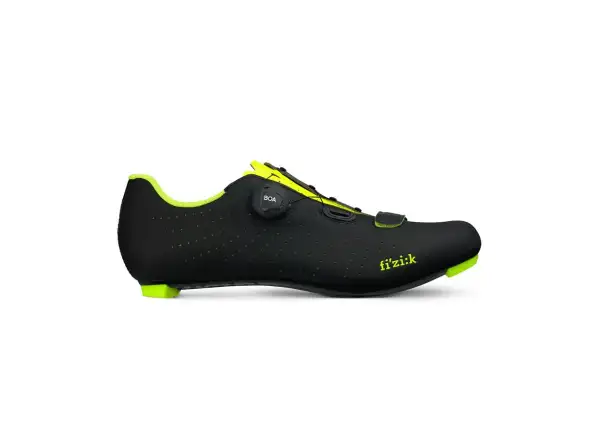 Fizik Overcurve R5 Rennrad Herrenschuhe Schwarz/Gelb Fluo