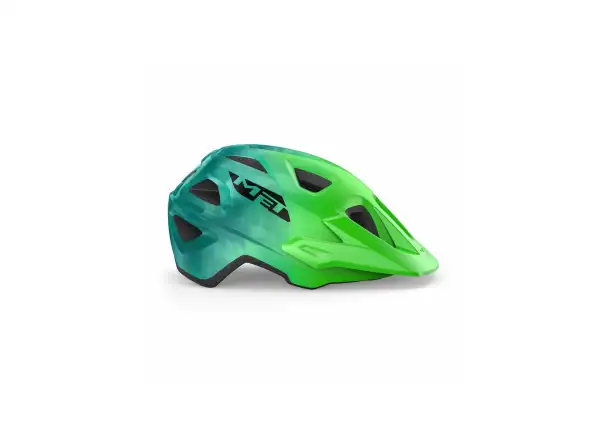 MET Eldar Junior Helm grün Tie-Dye Größe Uni (52-57 cm)