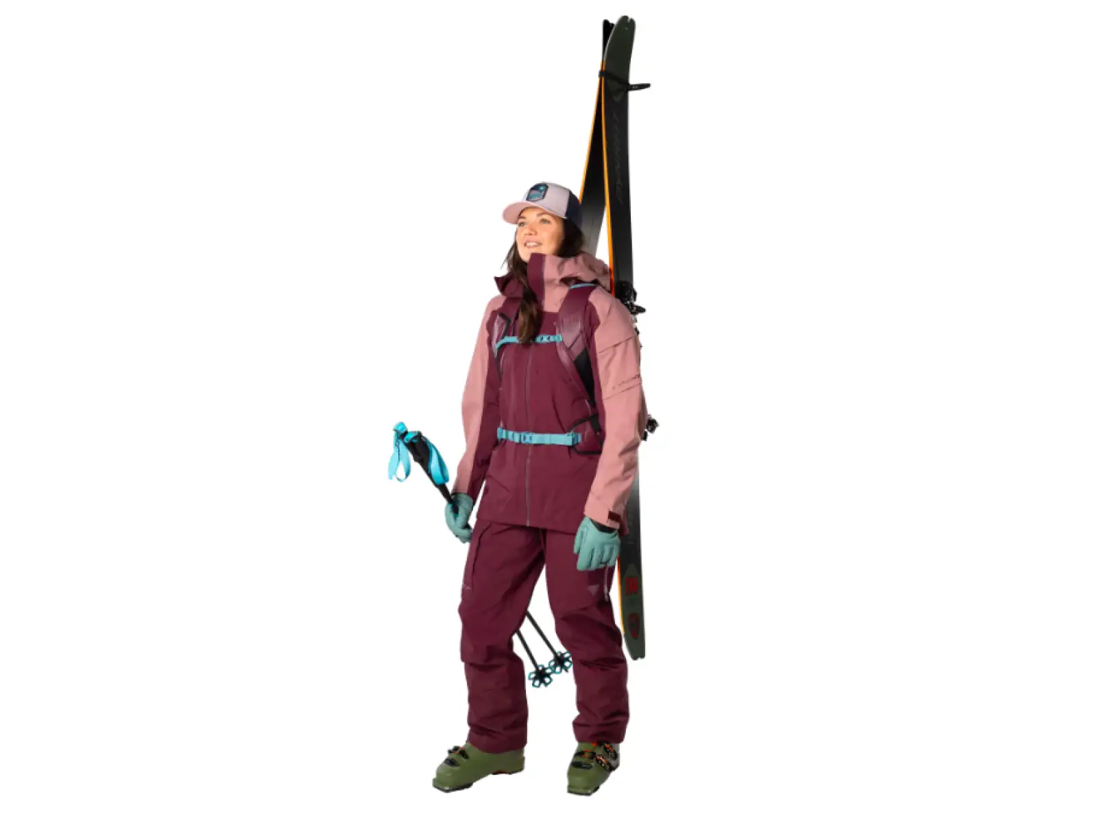 Dynafit Tigard Gore-Tex Damen Hose Burgundy
