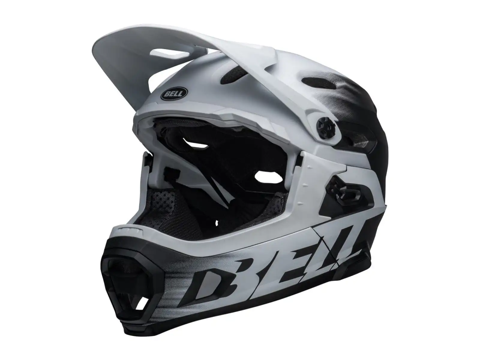 Bell Super DH Spherical Helm Mat Black/White