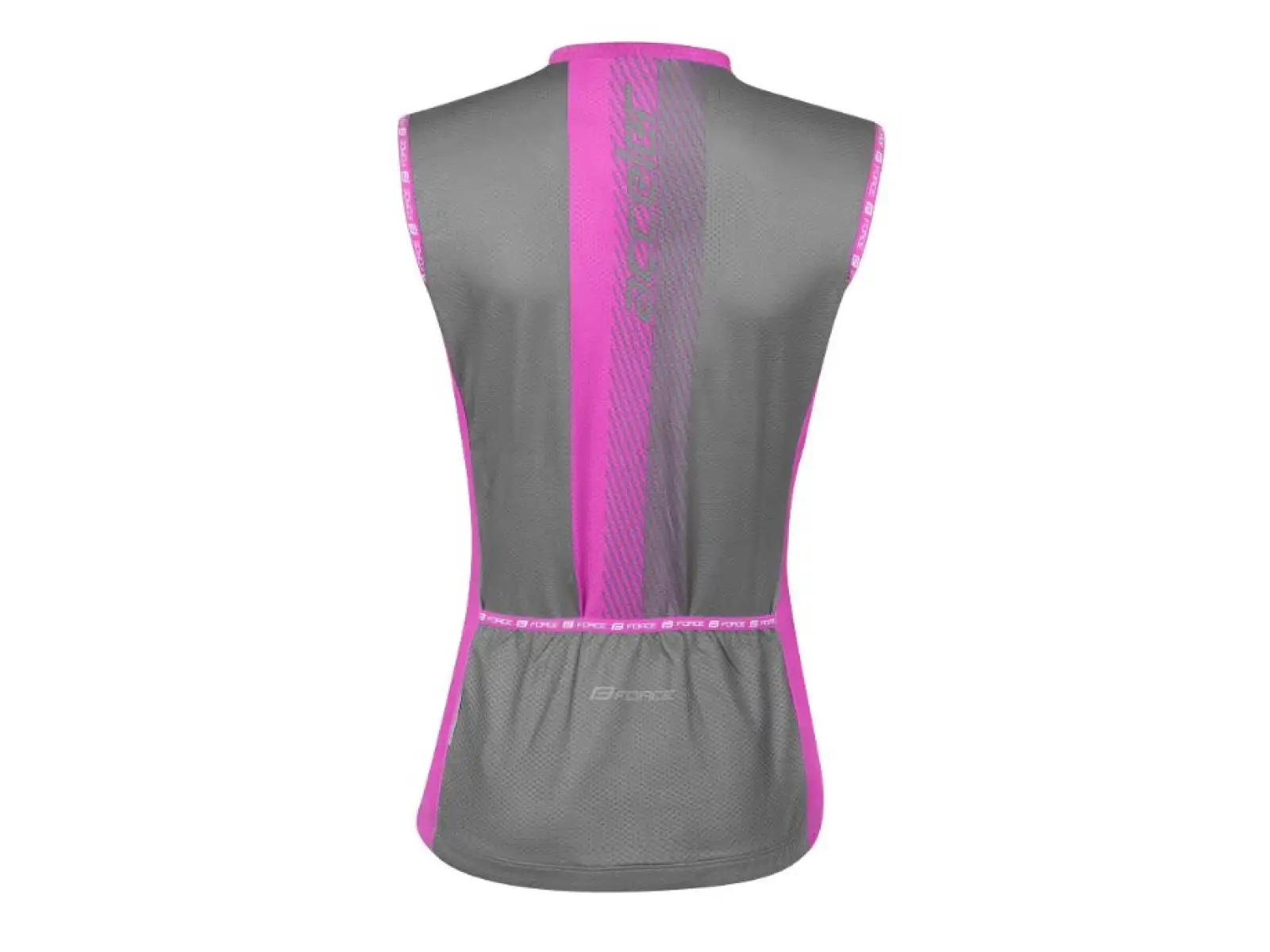 Force Acceler Damen ärmelloses Trikot grau/rosa