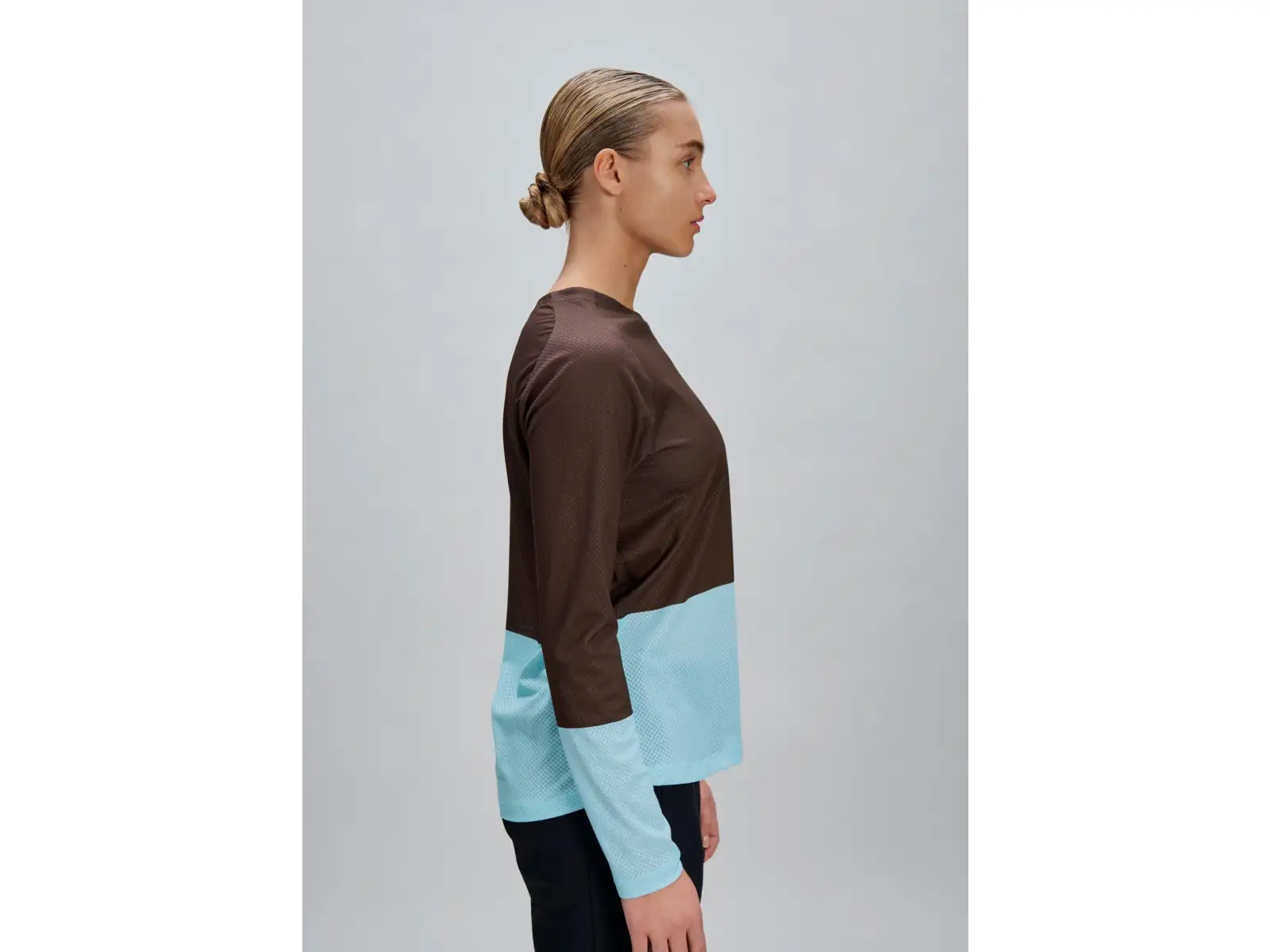 POC Motion Air Damentrikot Langarm Bronzite Brown/Lazurite Blue