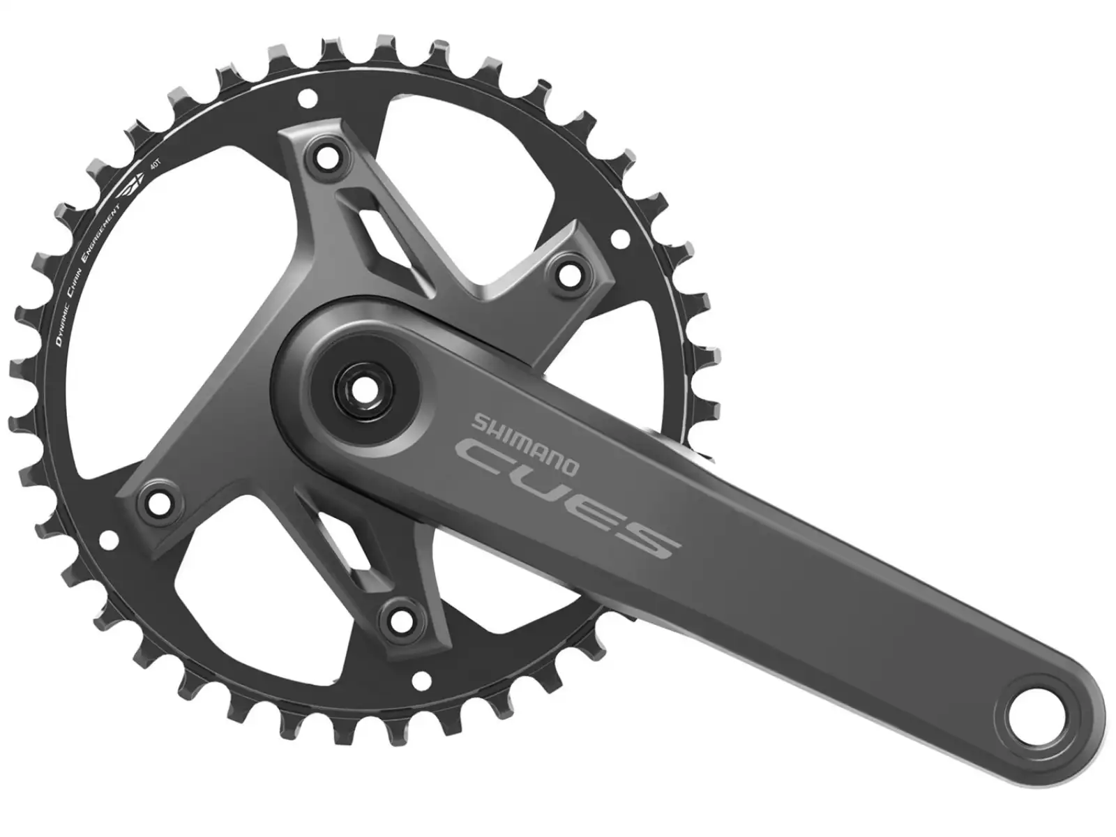 Shimano CUES FC-U6000-1 Kurbelgarnitur 9/10/11-fach, 40 Zähne