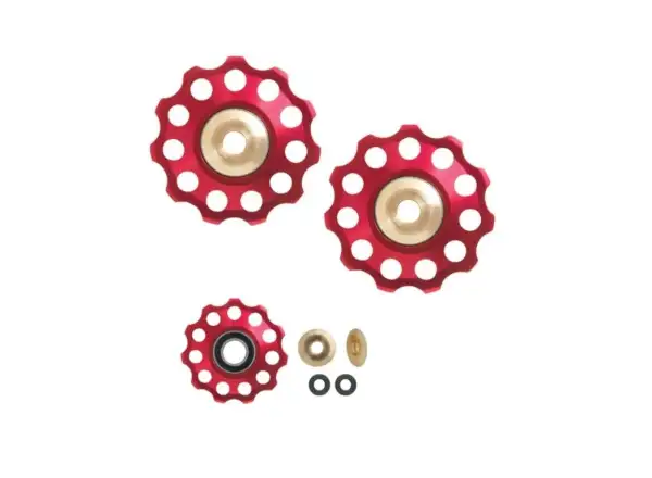 Force Aluminium-Schaltröllchen 11Z 1 Paar Rot