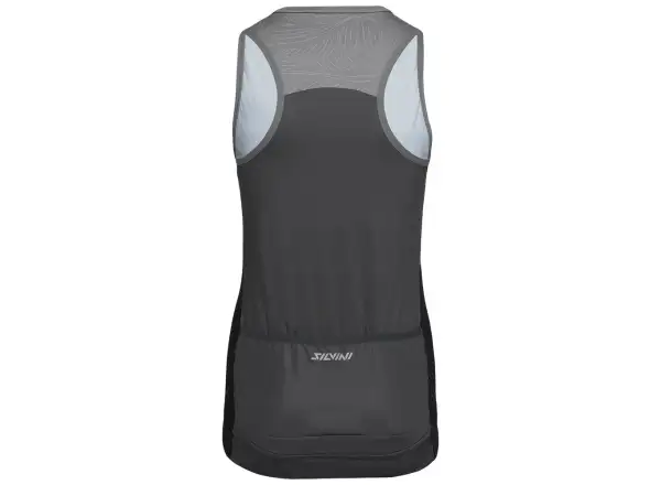 Silvini Escolca Damen ärmelloses Trikot Schwarz/Anthrazit