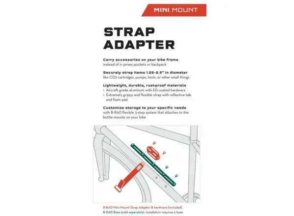Wolf Tooth Adapter B-RAD Mini Strap/Zubehörhalterung