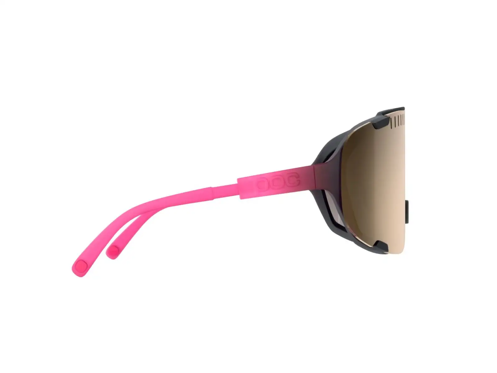 POC Devour Sonnenbrille Fluorescent Pink/Uranium Black Translucent