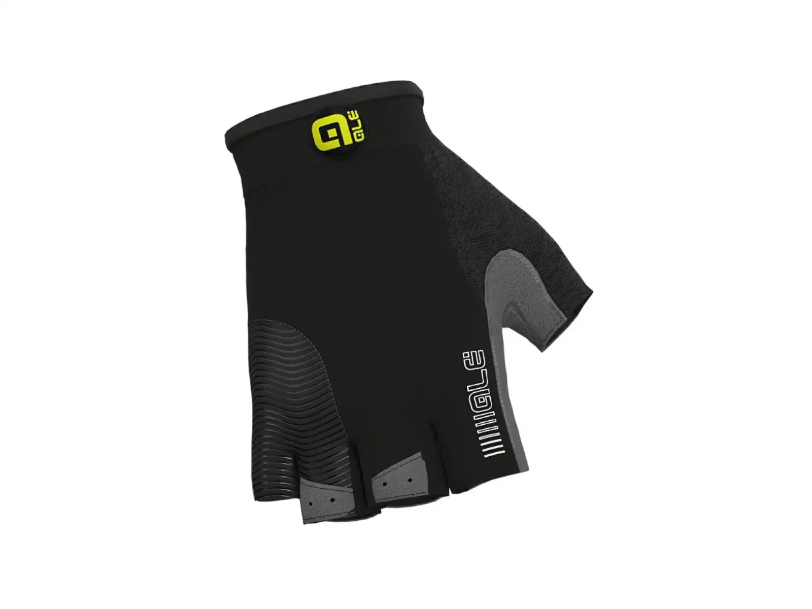 Alé Comfort Handschuhe kurz Schwarz/Weiß