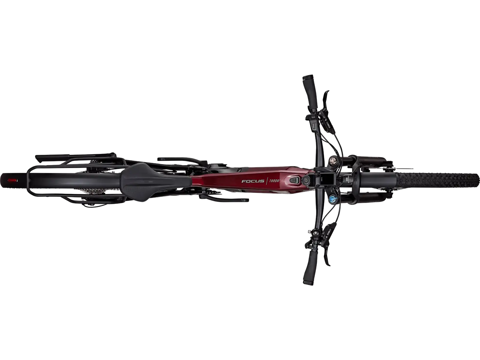 Elektrofahrrad Focus Thron2 6.8 EQP 750Wh mahagonirot/schwarz