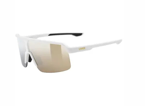 Uvex Ramp Fahrradbrille White matt/Mirror Gold