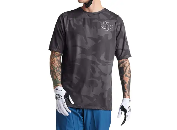 Troy Lee Designs Skyline Herren-Trikot Kurzarm Shadow Camo Carbon
