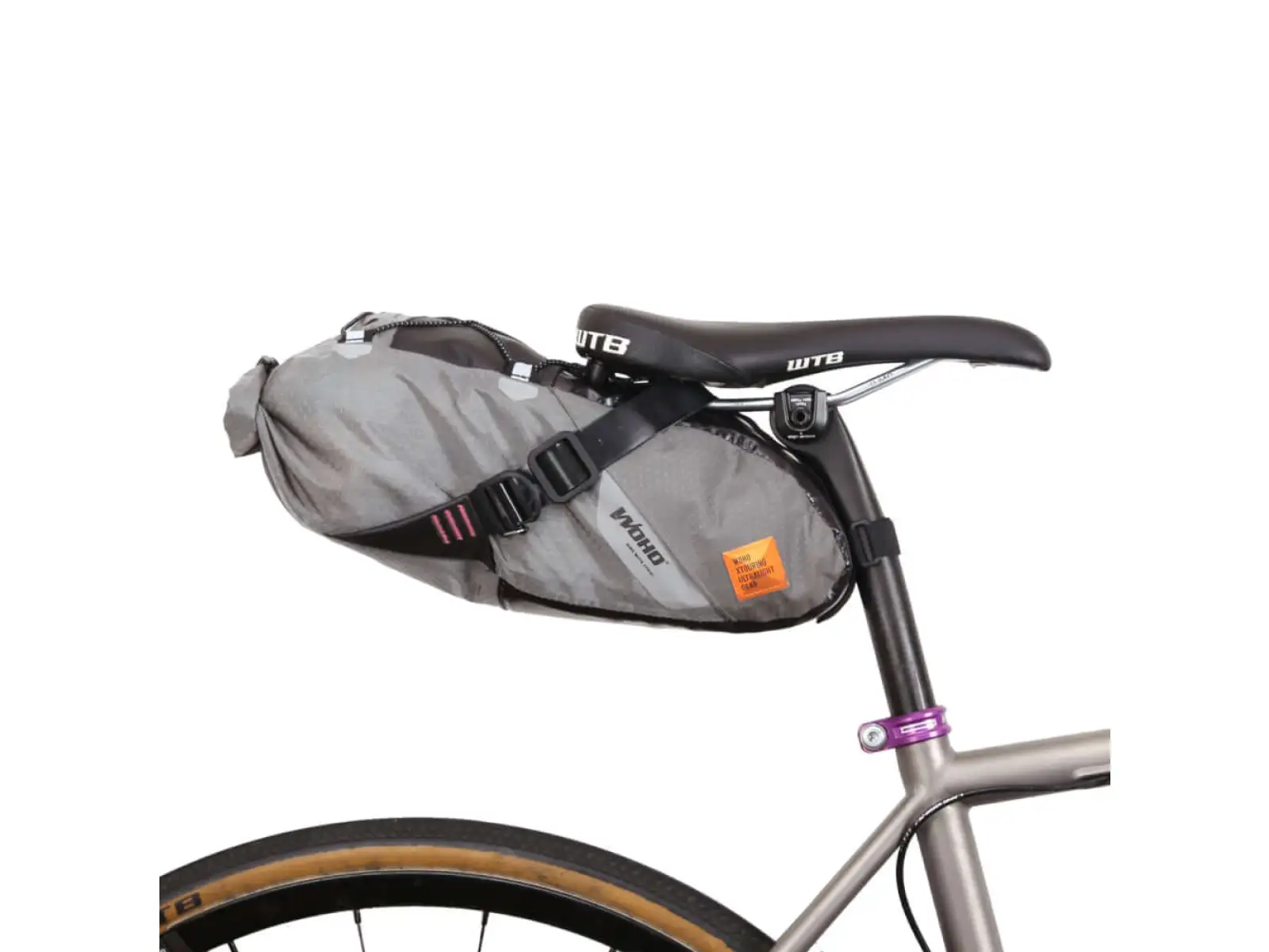 Woho X-Tourning Dry Bag Satteltasche 5-7 l Honeycomb Iron Grau Größe S