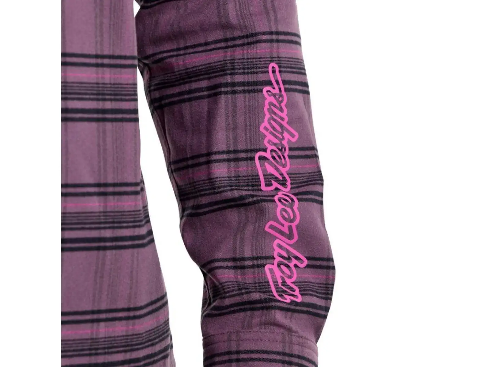 Troy Lee Designs Grind Flannel Herrenhemd Plaid Deep Purple