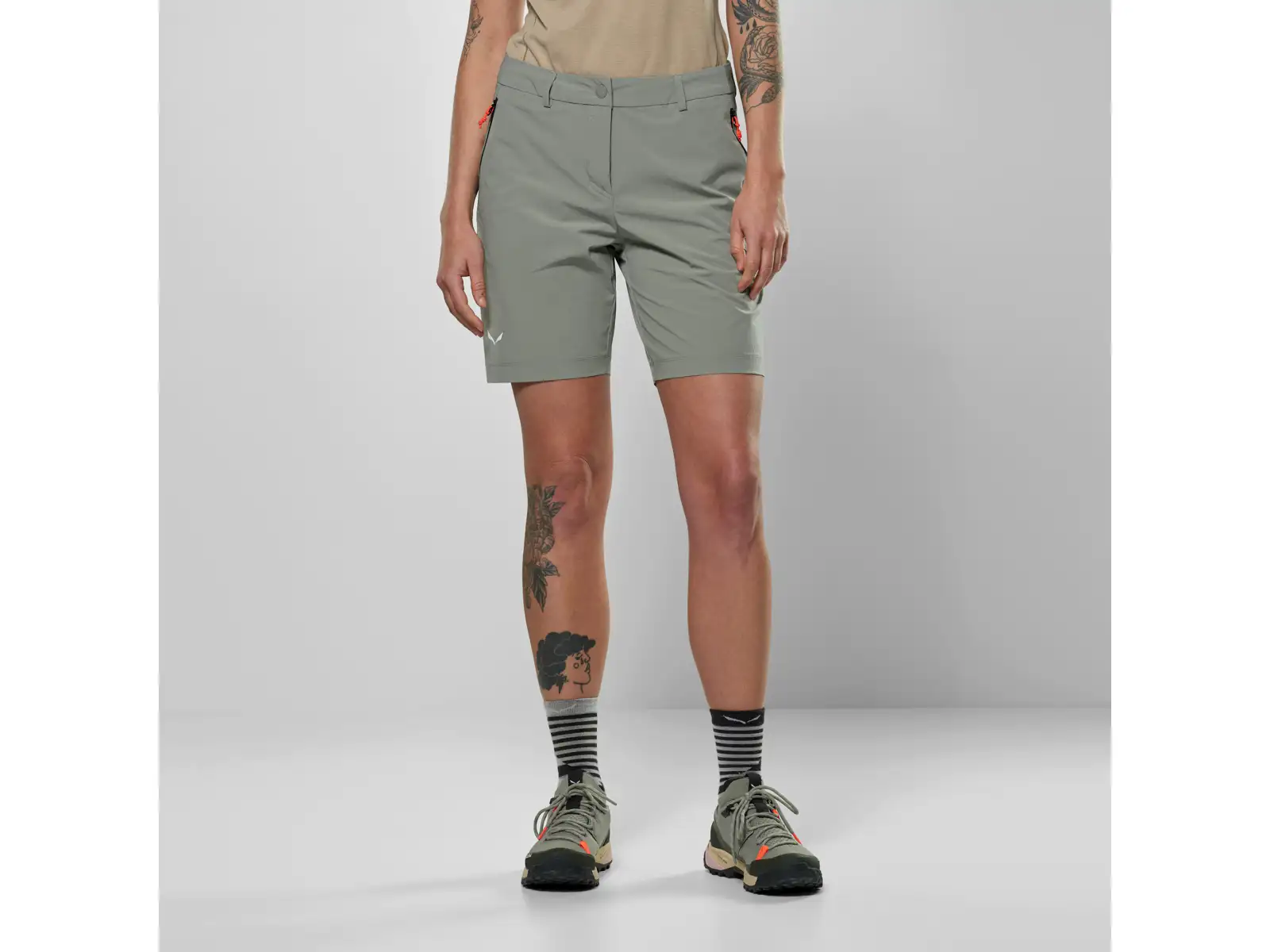 Salewa Puez Talvena Durastretch Damen Shorts Shadow
