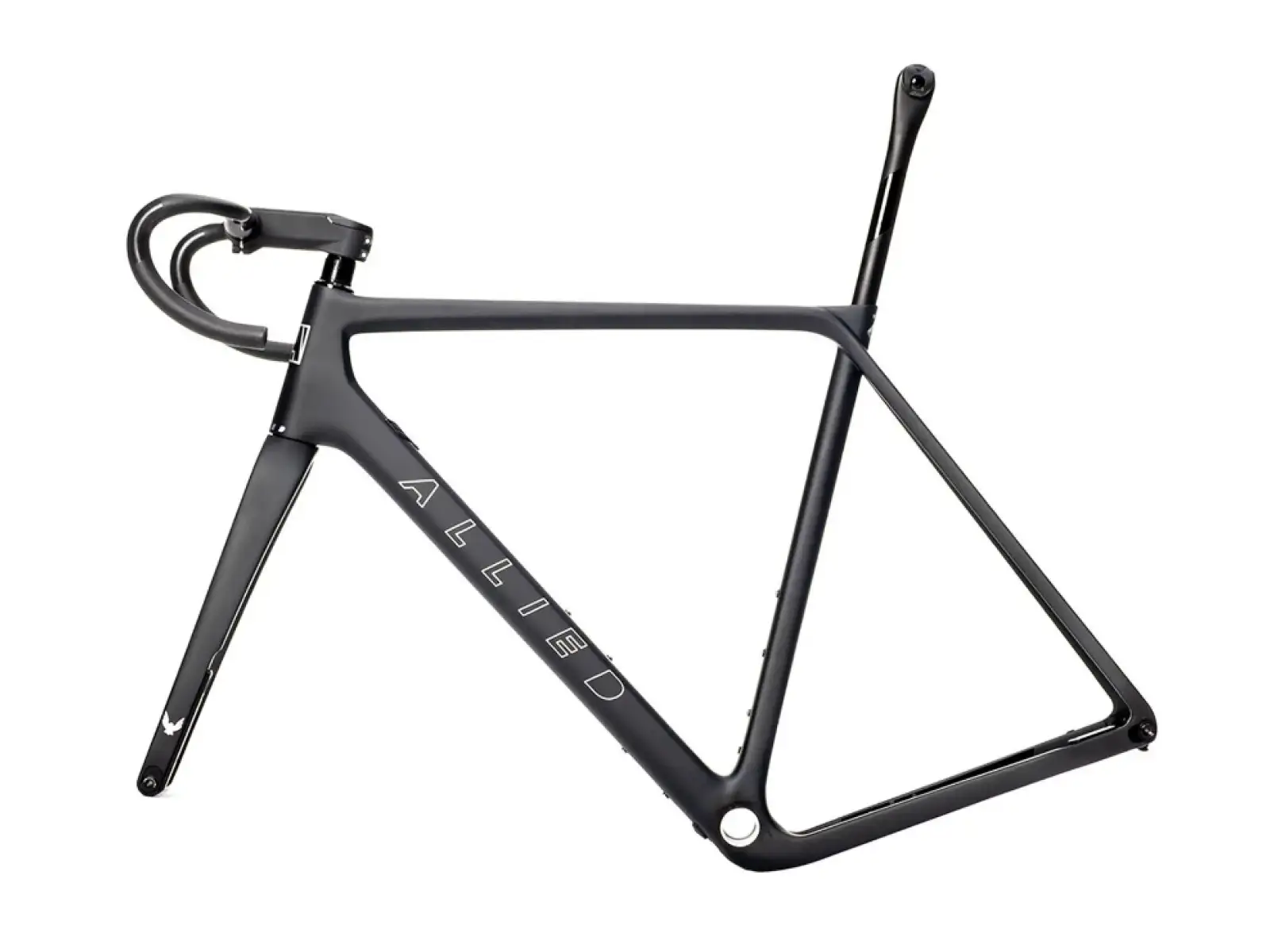 Allied Cycle Works Echo Gravel-Rahmenset Schwarz